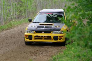 Steve Gingras / Katie Gingras Subaru Impreza on SS2, Kabekona I.