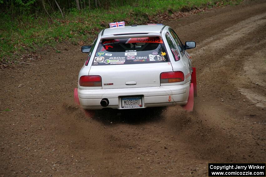 Aidan Hicks / John Hicks Subaru Impreza Wagon on SS2, Kabekona I.