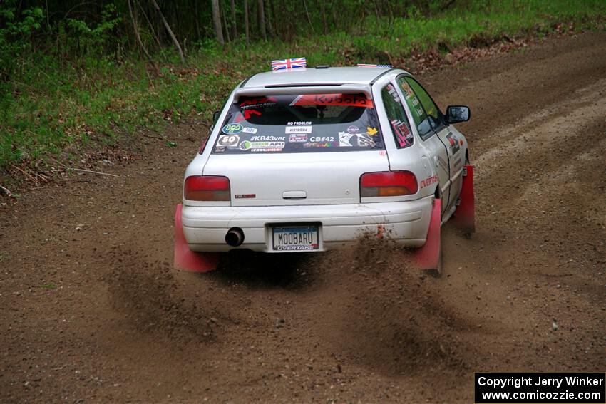 Aidan Hicks / John Hicks Subaru Impreza Wagon on SS2, Kabekona I.