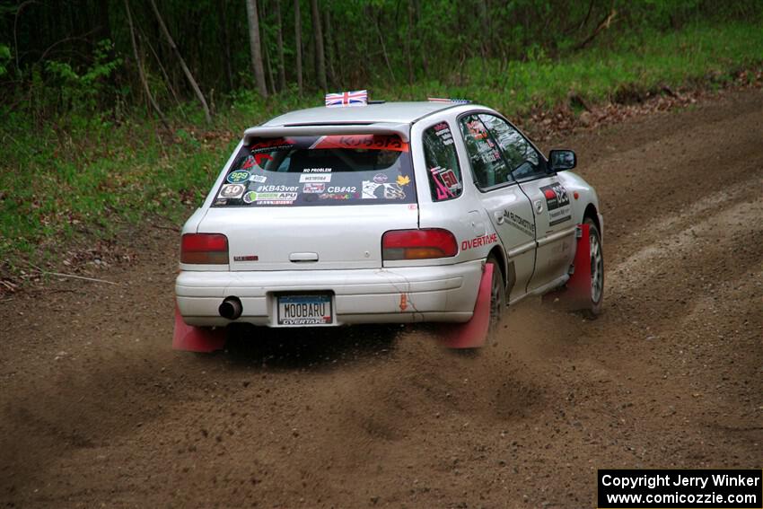 Aidan Hicks / John Hicks Subaru Impreza Wagon on SS2, Kabekona I.