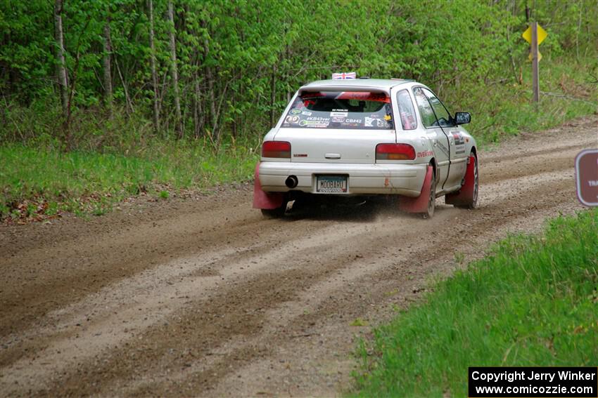 Aidan Hicks / John Hicks Subaru Impreza Wagon on SS2, Kabekona I.