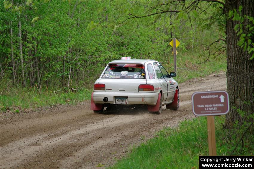 Aidan Hicks / John Hicks Subaru Impreza Wagon on SS2, Kabekona I.