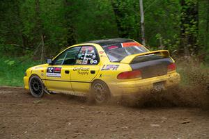 Steve Gingras / Katie Gingras Subaru Impreza on SS2, Kabekona I.