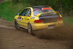 Steve Gingras / Katie Gingras Subaru Impreza on SS2, Kabekona I.