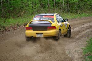 Steve Gingras / Katie Gingras Subaru Impreza on SS2, Kabekona I.
