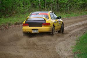 Steve Gingras / Katie Gingras Subaru Impreza on SS2, Kabekona I.