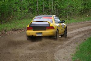 Steve Gingras / Katie Gingras Subaru Impreza on SS2, Kabekona I.