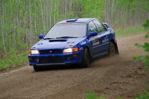 Connor Himes / Elliot Prusi Subaru Impreza on SS2, Kabekona I.