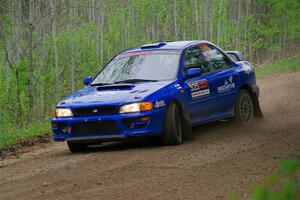 Connor Himes / Elliot Prusi Subaru Impreza on SS2, Kabekona I.