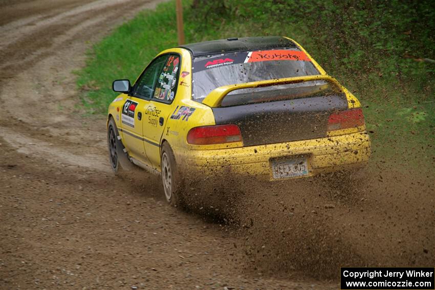 Steve Gingras / Katie Gingras Subaru Impreza on SS2, Kabekona I.