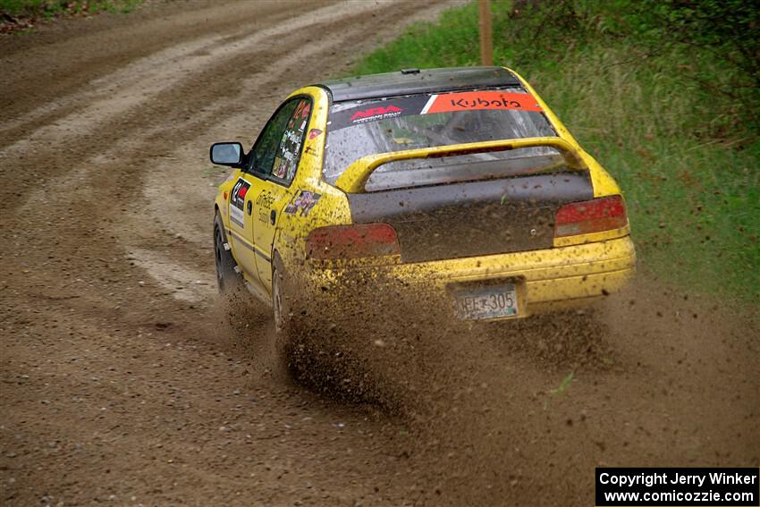 Steve Gingras / Katie Gingras Subaru Impreza on SS2, Kabekona I.