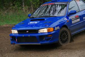 Connor Himes / Elliot Prusi Subaru Impreza on SS2, Kabekona I.