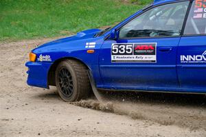 Connor Himes / Elliot Prusi Subaru Impreza on SS2, Kabekona I.
