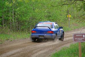 Connor Himes / Elliot Prusi Subaru Impreza on SS2, Kabekona I.