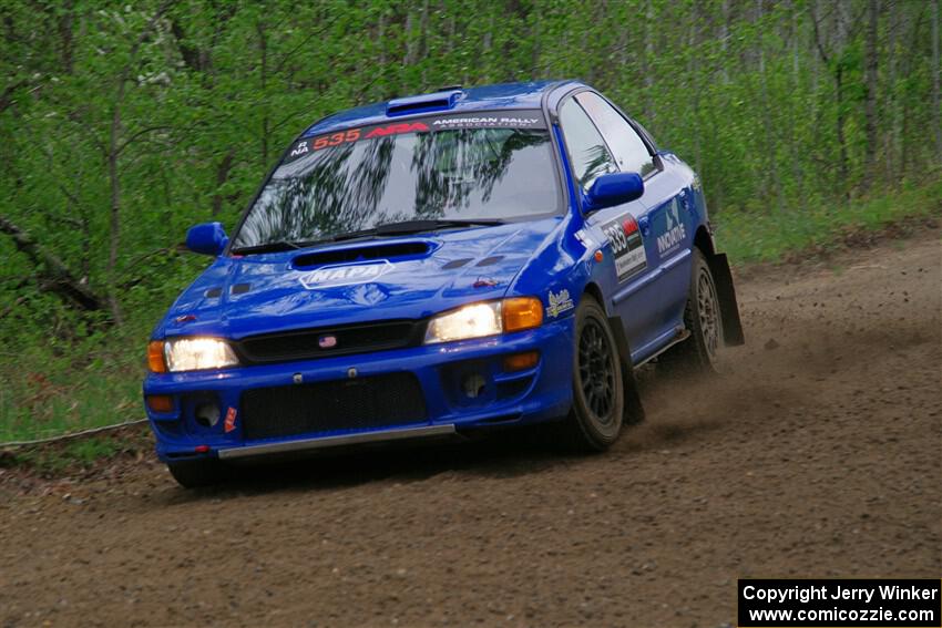 Connor Himes / Elliot Prusi Subaru Impreza on SS2, Kabekona I.