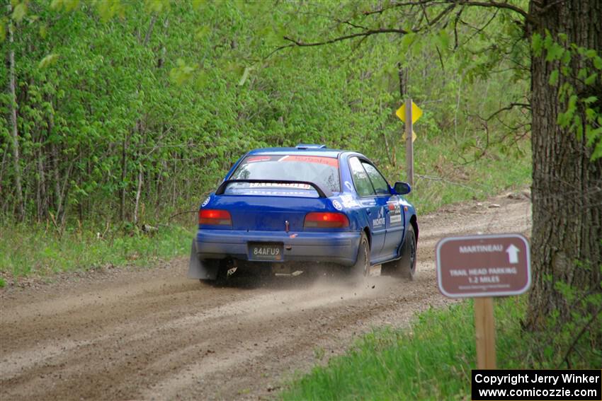 Connor Himes / Elliot Prusi Subaru Impreza on SS2, Kabekona I.