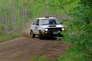 Josh Nykanen / Charlotte Himes VW GTI on SS2, Kabekona I.