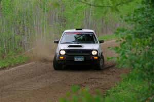 Josh Nykanen / Charlotte Himes VW GTI on SS2, Kabekona I.
