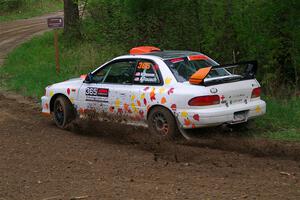 Richard Donovan / Andrew Rausch Subaru Impreza on SS2, Kabekona I.