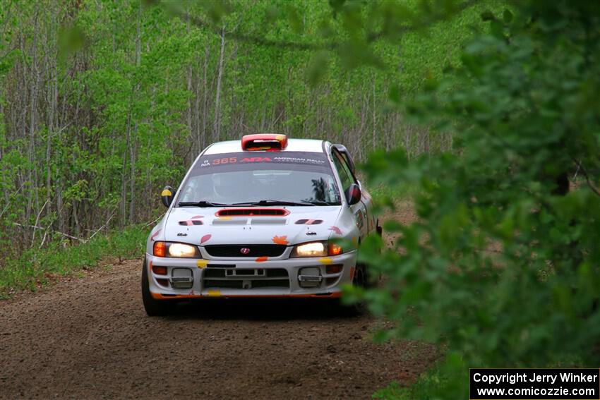 Richard Donovan / Andrew Rausch Subaru Impreza on SS2, Kabekona I.