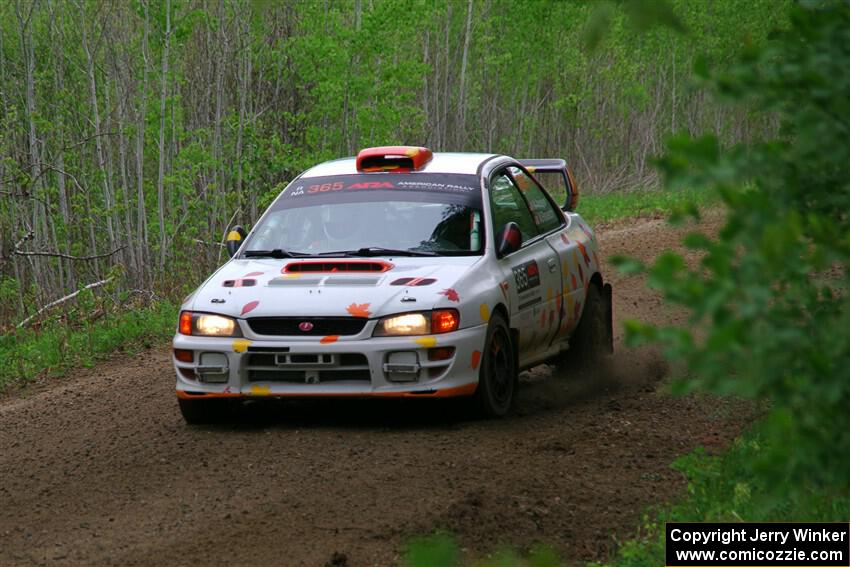 Richard Donovan / Andrew Rausch Subaru Impreza on SS2, Kabekona I.