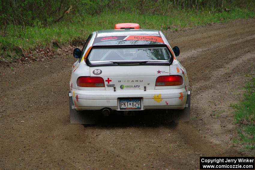 Richard Donovan / Andrew Rausch Subaru Impreza on SS2, Kabekona I.