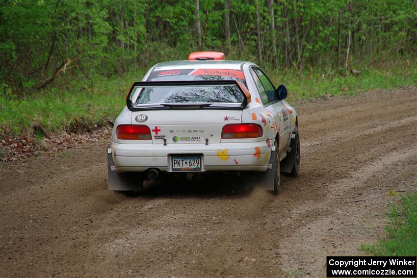 Richard Donovan / Andrew Rausch Subaru Impreza on SS2, Kabekona I.