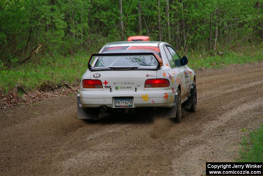 Richard Donovan / Andrew Rausch Subaru Impreza on SS2, Kabekona I.