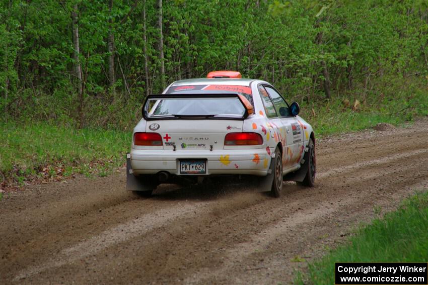 Richard Donovan / Andrew Rausch Subaru Impreza on SS2, Kabekona I.