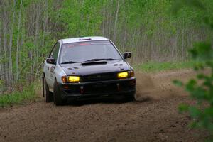Jack Nelson / Isaac Zink Subaru Impreza on SS2, Kabekona I.