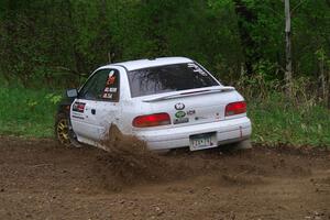 Jack Nelson / Isaac Zink Subaru Impreza on SS2, Kabekona I.