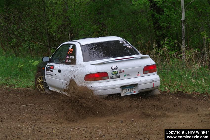 Jack Nelson / Isaac Zink Subaru Impreza on SS2, Kabekona I.