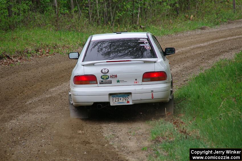 Jack Nelson / Isaac Zink Subaru Impreza on SS2, Kabekona I.