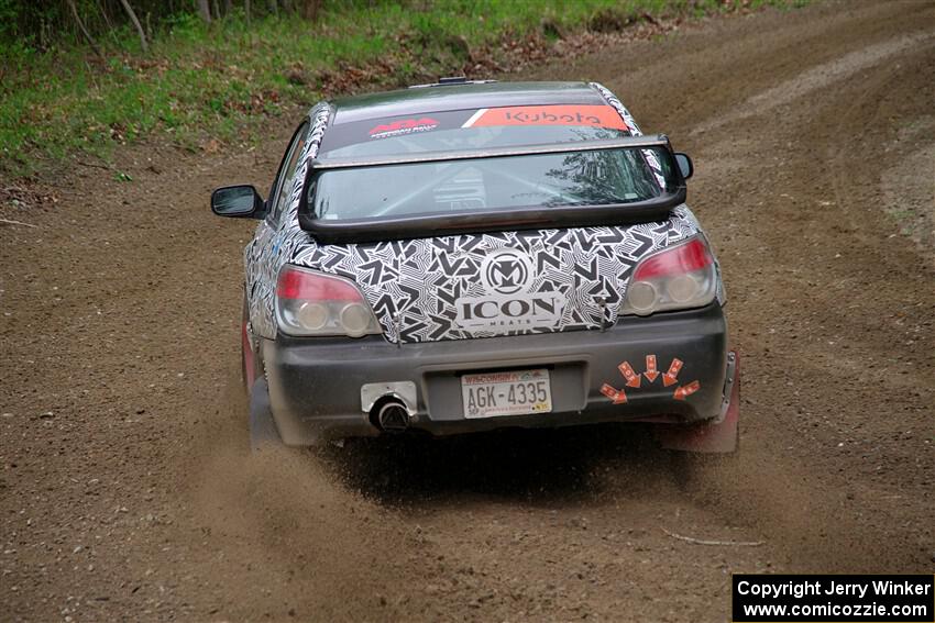 Peter Farrow / Jackson Sedivy Subaru WRX on SS2, Kabekona I.