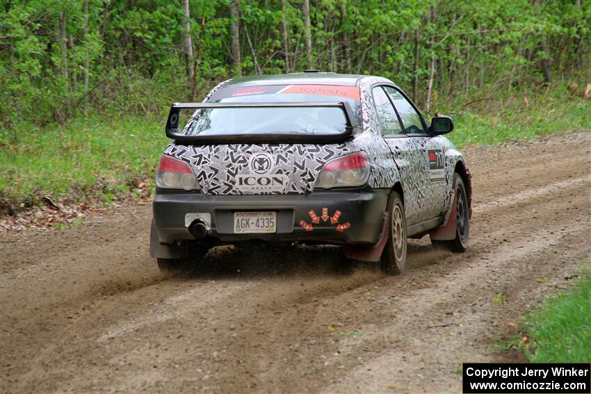 Peter Farrow / Jackson Sedivy Subaru WRX on SS2, Kabekona I.