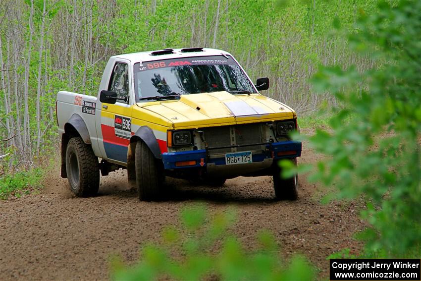 Scott Parrott / Shawn Silewski Chevy S-10 on SS2, Kabekona I.