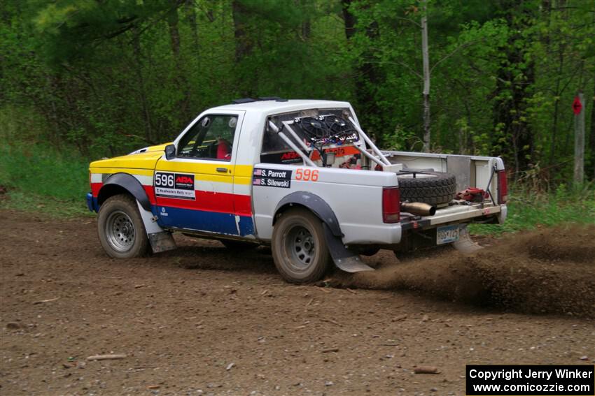 Scott Parrott / Shawn Silewski Chevy S-10 on SS2, Kabekona I.