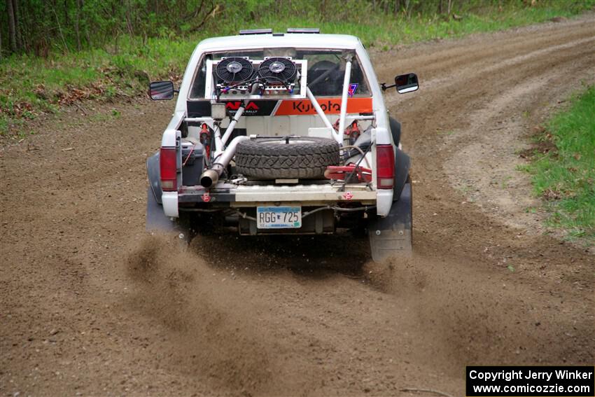Scott Parrott / Shawn Silewski Chevy S-10 on SS2, Kabekona I.