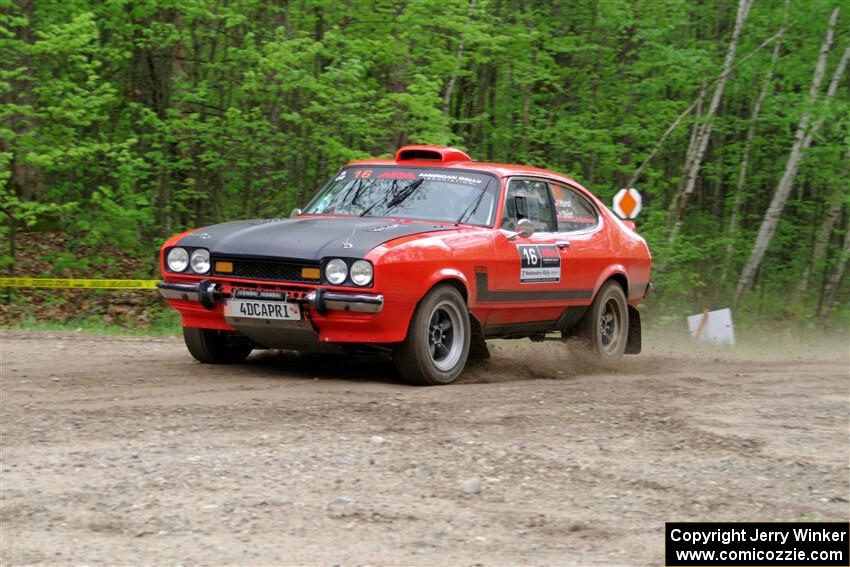 Mike Hurst / Randall Short Ford Capri on SS3, Steamboat I.