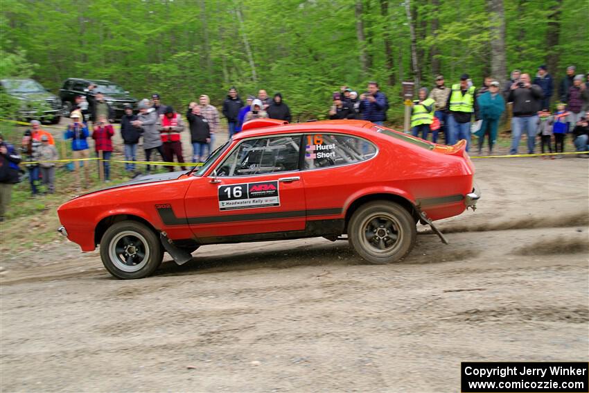 Mike Hurst / Randall Short Ford Capri on SS3, Steamboat I.