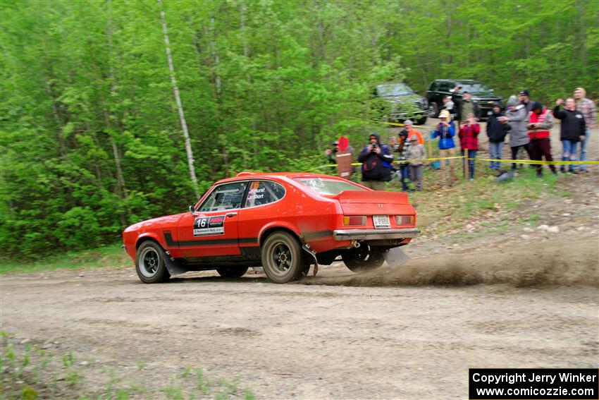 Mike Hurst / Randall Short Ford Capri on SS3, Steamboat I.