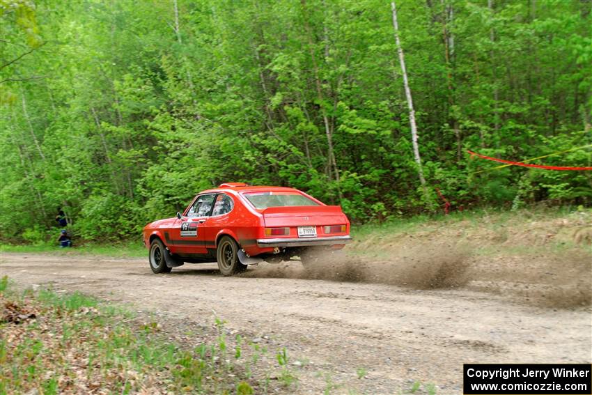 Mike Hurst / Randall Short Ford Capri on SS3, Steamboat I.