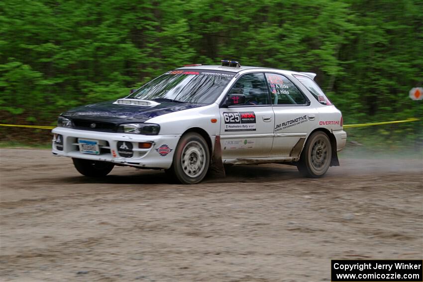 Aidan Hicks / John Hicks Subaru Impreza Wagon on SS3, Steamboat I.