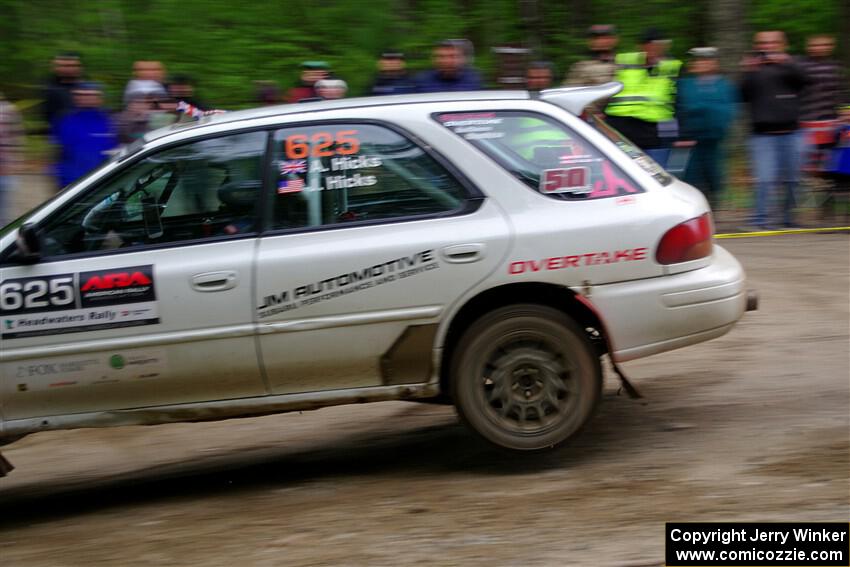 Aidan Hicks / John Hicks Subaru Impreza Wagon on SS3, Steamboat I.