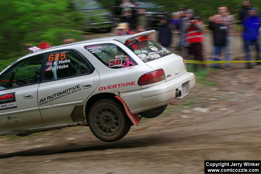 Aidan Hicks / John Hicks Subaru Impreza Wagon on SS3, Steamboat I.
