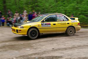 Steve Gingras / Katie Gingras Subaru Impreza on SS3, Steamboat I.