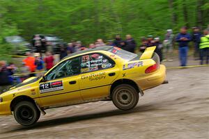 Steve Gingras / Katie Gingras Subaru Impreza on SS3, Steamboat I.