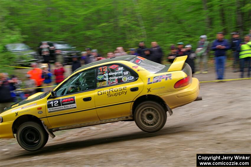 Steve Gingras / Katie Gingras Subaru Impreza on SS3, Steamboat I.