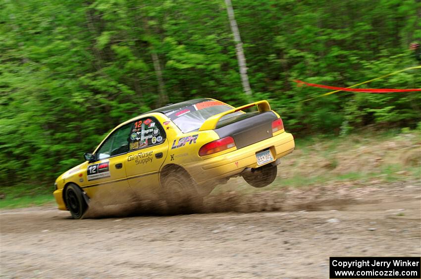 Steve Gingras / Katie Gingras Subaru Impreza on SS3, Steamboat I.