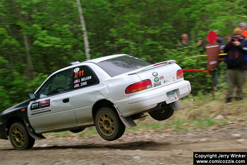 Jack Nelson / Isaac Zink Subaru Impreza on SS3, Steamboat I.